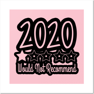 2020 Would Not Recommend, Very Bad 2020, Quarantina Posters and Art